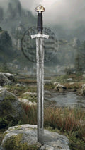 Hand Forged Viking Sword Damascus Steel Battle Ready Medieval N0rse Sword USA
