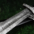 Hand Forged N0rse Viking Sword Damascus Steel Battle Ready Medieval Sword