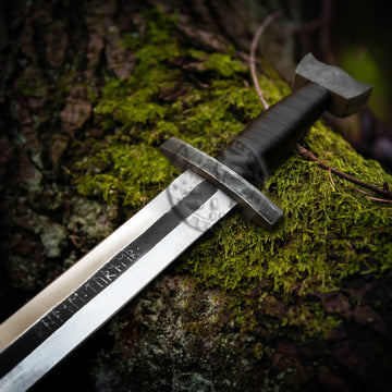 Handmade Full Tang Longsword Carbon Steel Blade Battle Ready USA C-Carbon Steel-