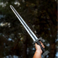 Handmade Full Tang Longsword Carbon Steel Blade Battle Ready USA C-Carbon Steel-