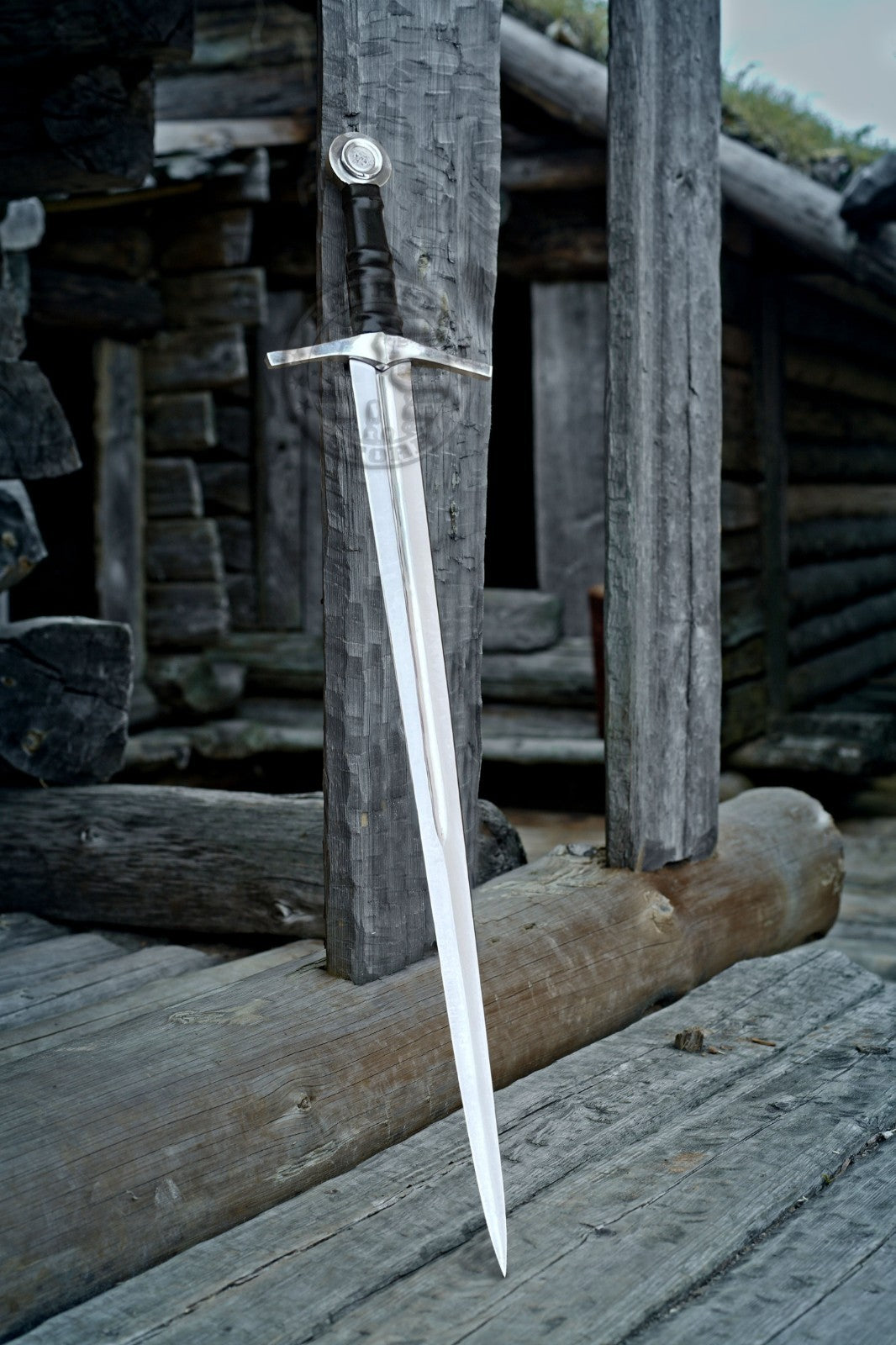 Battle Ready Viking Sword Handmade Stainless Steel-Round Pommel Sword-