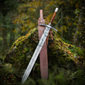 Hand-Forged Full Tang Viking Sword with Sheath Battle Ready-Damasucs Sword-