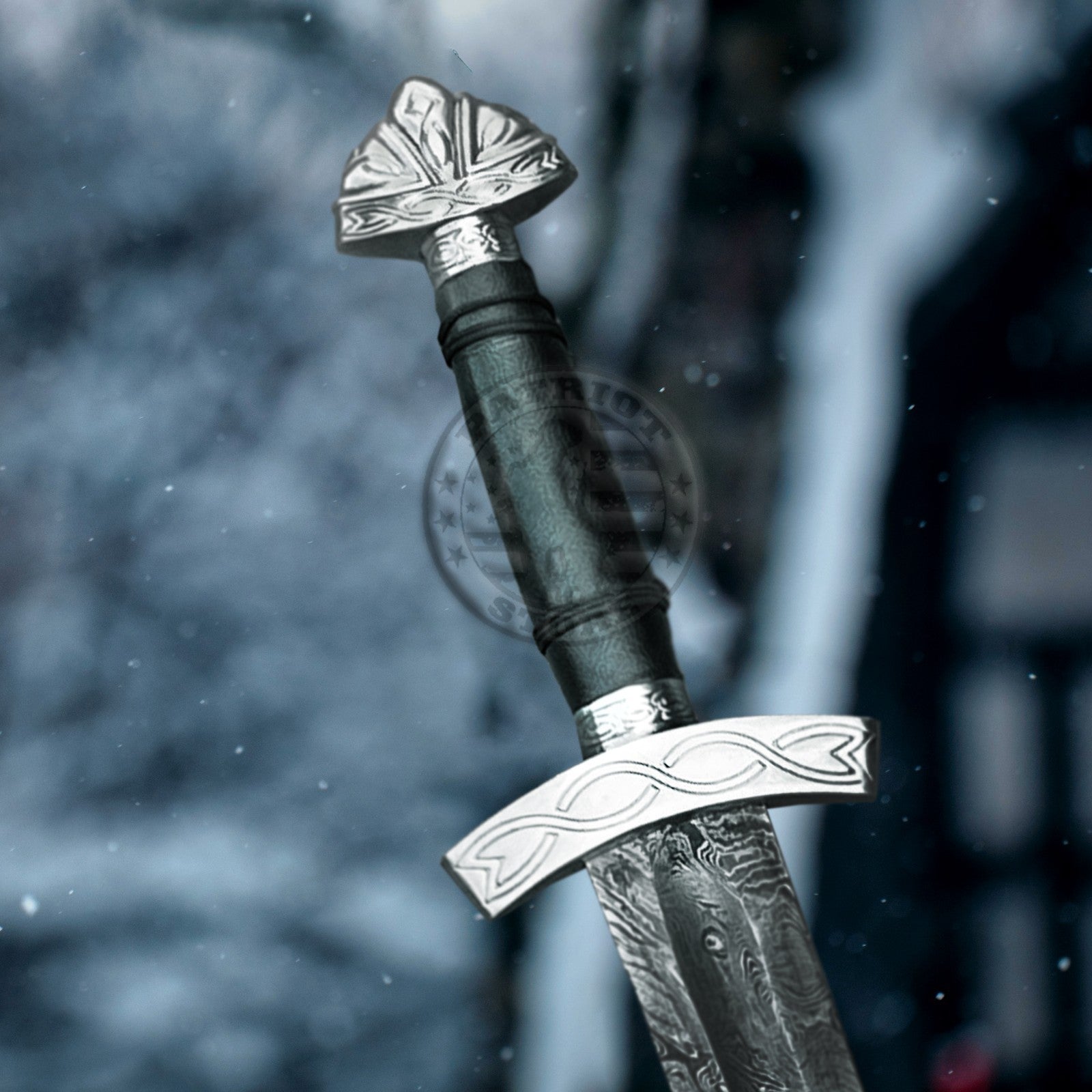 Medieval N0rse Viking Sword Battle Ready Handmade Damascus Steel Double Edge