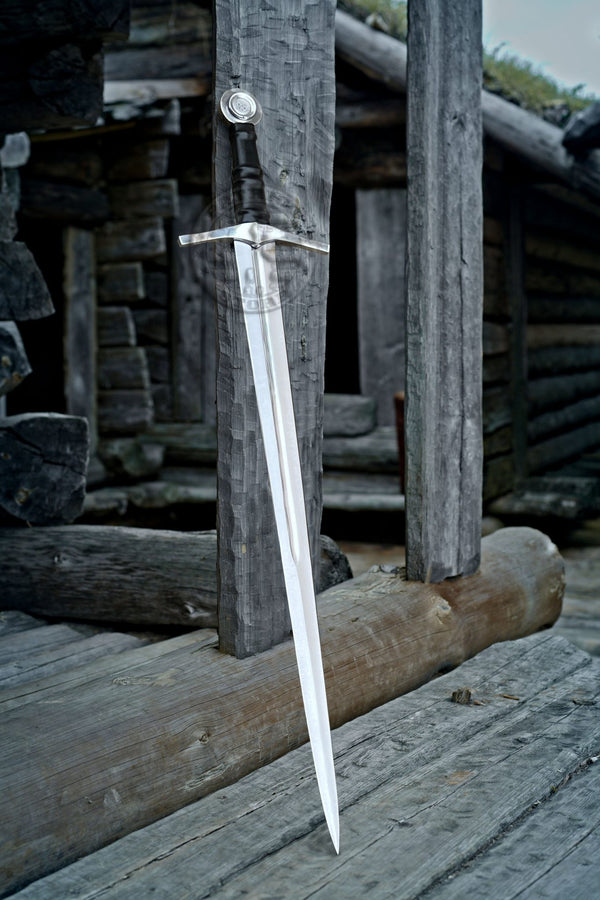 Single-Handed Medieval Sword – Hand Forged EN45 Steel APS-2004