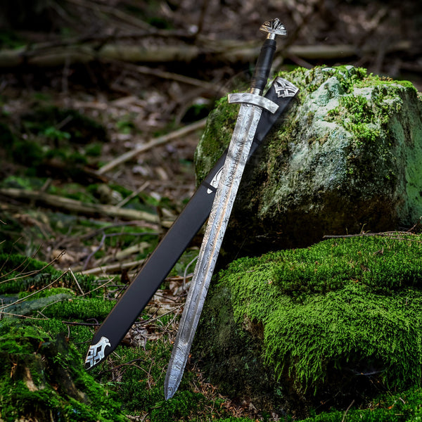 Northmen Norse Viking Sword – Handmade Damascus Steel APS-2003