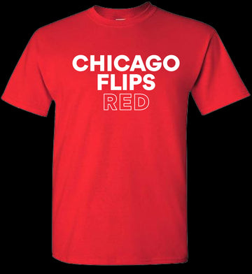 Chicago Flips Red Shirt - Size L