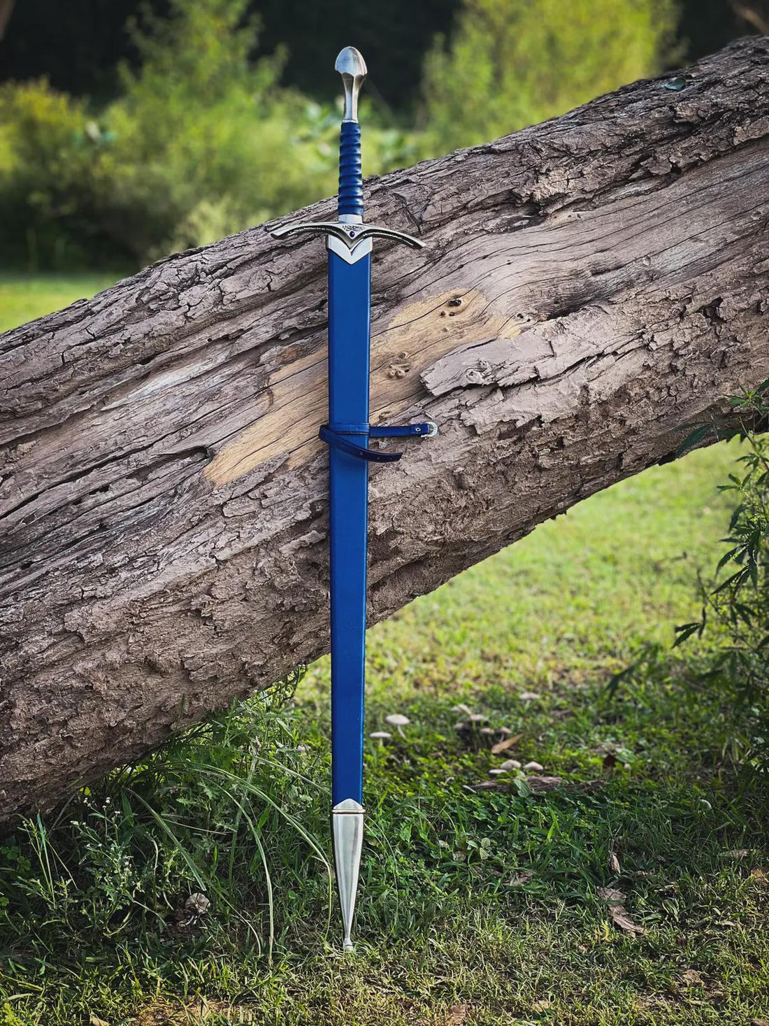 Blue Wizard Sword Inspired by Legendary Fantasy Weapon | Handmade Display Sword | Cosplay Prop | Medieval Fantasy Decor | Collectible Gift