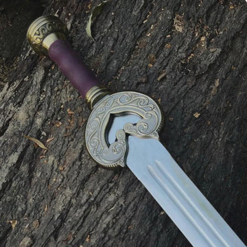 Royal Horse Lord Sword Inspired by Fantasy Kingdoms | Medieval Display Sword | Cosplay Prop | Collector Replica | Fantasy Decor Gift